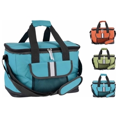 REDCLIFFS kylväska, 18L, dragkedja, bärremmar. Färger: turkos, orange, limegrön.